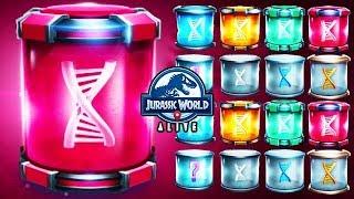 OPENING ALL INCUBATORS JURASSIC WORLD ALIVE