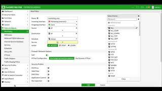 VLAN configuration Part II  IPv4 policy  in Fortigate Firewall