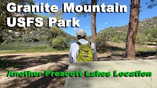 Prescott Lakes Granite Mountain  Hiking biking climbing & a small pond