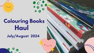 JulyAugust 2024 Colouring Book Haul