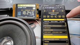 yoRadio on ESP32-2432s028 - internet radio player - webradio player