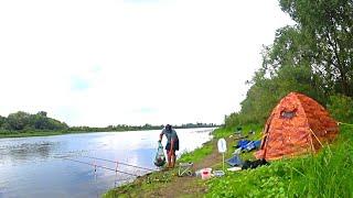 Рыбалка с ночёвкой Оснастка на ЛЕЩА с новой кормушкой Рыбалка на донки на Оке