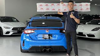 VLOG Honda Civic FL5 Type R Upgrade APR Perfomance Carbon Fiber Adjustable GT250 Wing