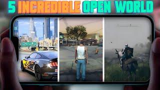 5 INCREDIBLEOpen World Games for Android In 2023 - GTA Hindi