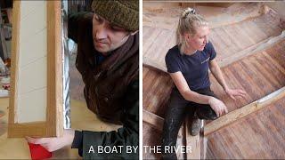 A finished engine box and fibreglass work done on our wooden boat Tarkine Ep27