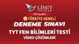 2. TÜRKİYE GENELİ DENEME SINAVI TYT FEN BİLİMLERİ TESTİ VİDEO ÇÖZÜMLERİ