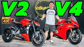 เทียบเสียง Ducati V2 vs. V4 ไม่เหมือนกัน ทำไมเสียงเหมือนกัน อิหยังวะ