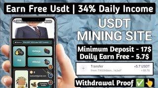 New USDT investment site 2024  Earn Free USDT  New usdt mining Site 2024