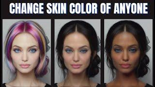 Secret Trick to Change Skin Color in Pictures  Easy and Fast Method