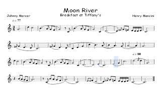 Moon River trumpet solo sheet music