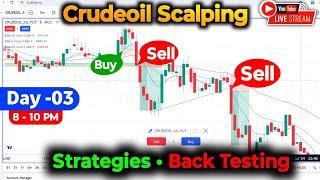 Special Strategy for Crude Oil Scalping  Full Back Testing  Crude Oil Analysis  Commodities Trade
