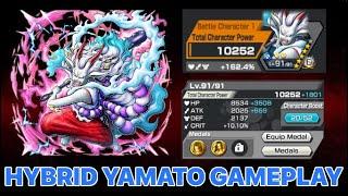 LEVEL 91 HYBRID YAMATO GAMEPLAY  ONE PIECE BOUNTY RUSH  OPBR