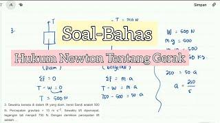 Fisika kelas10  Soal-Bahas Hukum Newton Tentang Gerak