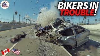 100 Insane Motorcycle Crashes Moments  USA & CANADA Only