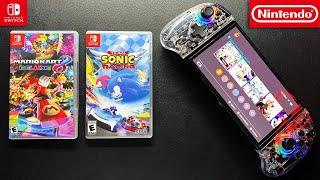 Mario Kart 8 and Sonic Racing  Which one do you like ?  Nintendo OLED