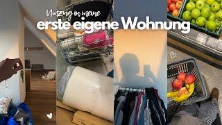 ich ziehe in meine erste eigene Wohnung   Umzug Ikea Einkauf Möbel aufbauen streichen &&&