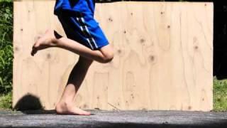 6yo Child Running Barefoot