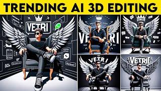 New Trending 3D Ai Boy with Name Photo Editing TamilViral Photo Editing