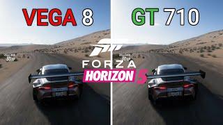 Forza Horizon 5 PC Vega 8 VS GT 710 On Ryzen 3 3200G  16GB Ram  Fps Comparison  Windows 11