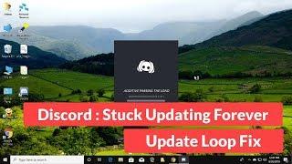 Discord  Stuck Updating Forever  Update Loop Fix