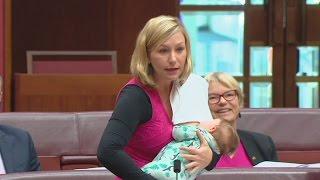 Australian MP makes history breastfeeding in parliament