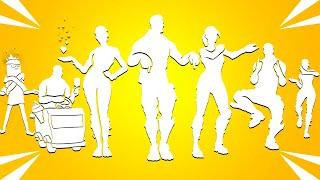 Top 50 Legendary Fortnite Dances With Best Music The Silencer Macarena Pump Up The Jam Build Up