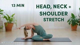 13 Minute Pilates Stretch for Head Neck and Shoulders  Good Moves  Well+Good