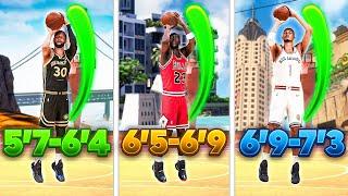 BEST JUMPSHOTS FOR ALL BUILDS HEIGHTS & 3 PT RATINGS in NBA 2K24 BEST SHOOTING TIPS & SECRETS