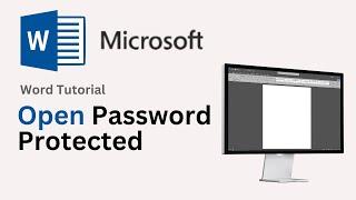 How to Open Password Protected Word Documents 2024 - Remove Word Password