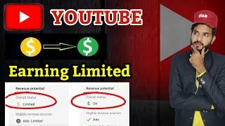 YouTube dollar limited  YouTube limited monetization kaise thik kare YouTube yellow dollar limited