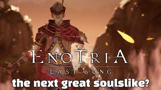 I played 3 hours of Enotria The Last Song...