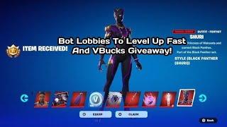 How to get 100% BOT LOBBIES in Fortnite Chapter 5 Season 4 + VBucks Giveaway