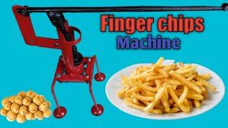 How to make Fries cutter  finger chips machine  potato slicer  Diy kitchen Gadgets