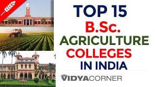 Top 15 B.Sc. Agriculture Colleges in India with 100% Placement  NIRF Rankings