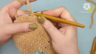 Убпссн- убавка полустолбиками с накидом при вязании игрушек крючком