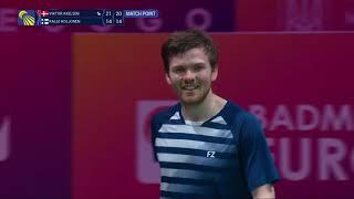 Match Point - Viktor Axelsen vs Kalle Koljonen - MS SF #EBC21