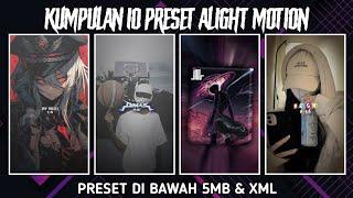 KUMPULAN 10 PRESET ALIGHT MOTION SOUND KECE TERBARU  PRESET DIBAWAH 5MB