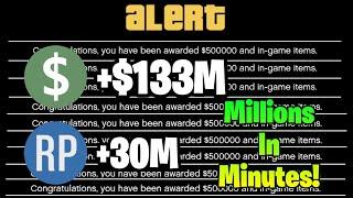 MAKE MILLIONS IN MINUTES IN GTA 5 ONLINE $2000000 PS4PS5XBOX & PC
