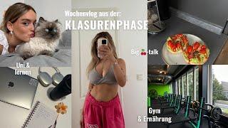 PRODUKTIVER VLOG Meine letzte Klausur im Studium Lernplan erstellen Gym + Abnahme & big -Talk..