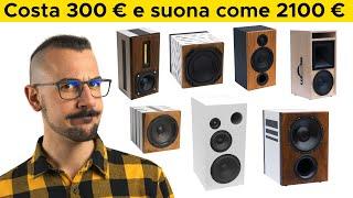 Come scegliere l’impianto audio giusto costa 300 € ma suona come 2100 € ? Possibile ?