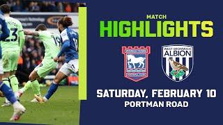 Tom Fellows & John Swift score in draw at Portman Road  Ipswich Town 2-2 Albion  MATCH HIGHLIGHTS