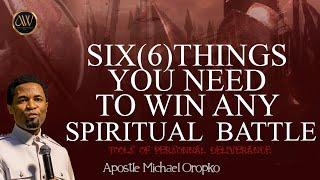 HOW TO USE YOUR  SPIRITUAL WEAPONS OF WARFARE   APOSTLE MICHAEL OROKPO