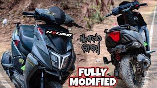 North Indias Tastefully Modified Ntorq XT  Nardo Grey  Loud Sound