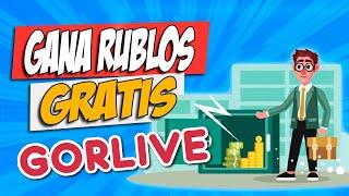  Cómo ganar RUBLOS GRATIS en internet  Gorlive 