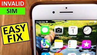 How to Fix Invalid Sim on iPhone - iPhone Invalid Sim Problem Fixed