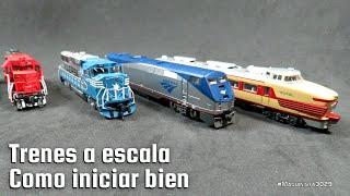 Haz esto para iniciar bien con TRENES a ESCALA y FERROMODELISMO. Descubre este hermoso pasatiempo.