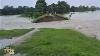 ASSAM  Flooding in Assams Golaghat District Due to Brahmaputra River Overflow  FLOOD  NEWS9