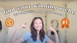 How To Find Low Competition & High Demand Etsy Niches in less than 10 minutes for free