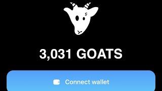 Claim GOATS on realgoats bot  connect wallet and withdrawal on GOATS airdrop