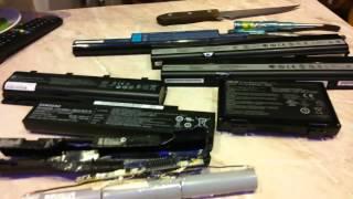 Видео восстановление аккумулятора 18650 LGA от старых ноутбуков.